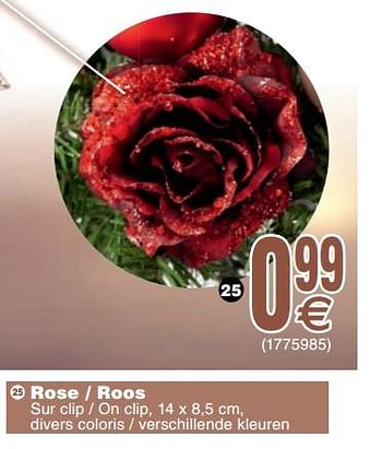 Promoties Rose - roos - Huismerk - Cora - Geldig van 19/11/2019 tot 02/12/2019 bij Cora