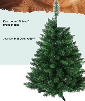 Promotions Kerstboom finland breed model h 150cm - Produit Maison - Euroshop - Valide de 22/11/2019 à 31/12/2019 chez Euro Shop