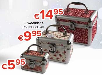 Promoties Juweelkistje - Huismerk - Euroshop - Geldig van 22/11/2019 tot 31/12/2019 bij Euro Shop