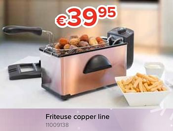 Promoties Bestron friteuse copper line - Bestron - Geldig van 22/11/2019 tot 31/12/2019 bij Euro Shop