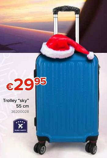 Promoties Trolley sky - Euro Happy - Geldig van 22/11/2019 tot 31/12/2019 bij Euro Shop