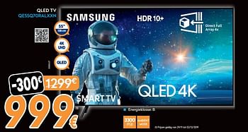 Promoties Samsung qled tv qe55q70 - Samsung - Geldig van 21/11/2019 tot 02/12/2019 bij Krefel
