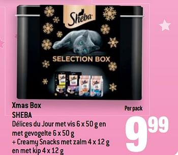 Promoties Xmas box sheba - Sheba - Geldig van 20/11/2019 tot 31/12/2019 bij Match