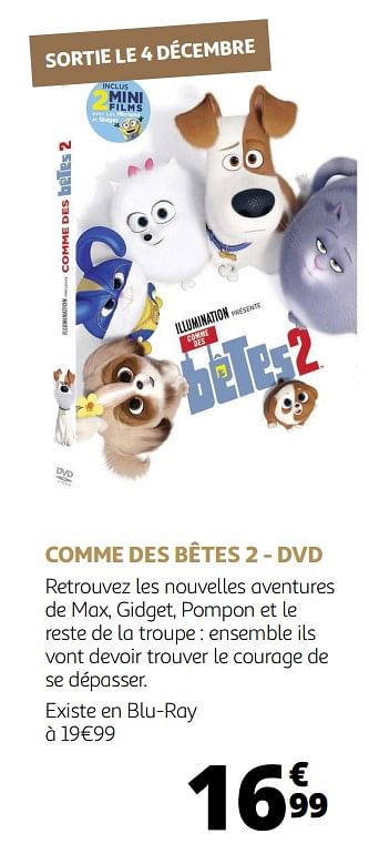 Promotion Auchan Ronq Comme Des Betes 2 Dvd Produit Maison Auchan Ronq Film Musique Livres Valide Jusqua 4 Promobutler