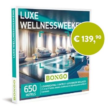 Promoties Bongo luxe wellnessweekend - Bongo - Geldig van 20/11/2019 tot 31/01/2020 bij Ava