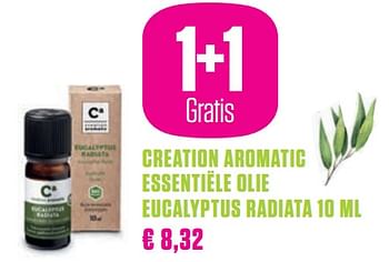 Promoties Creation aromatic essentiële olie eucalyptus radiata 10 ml - Création Aromatic - Geldig van 25/11/2019 tot 24/02/2020 bij Medi-Market