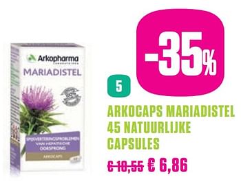 Promoties Arkocaps mariadistel 45 natuurlijke capsules - Arkocaps - Geldig van 25/11/2019 tot 24/02/2020 bij Medi-Market