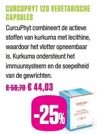 Promoties Curcuphyt 120 vegetarische capsules - Nutrisan - Geldig van 25/11/2019 tot 24/02/2020 bij Medi-Market