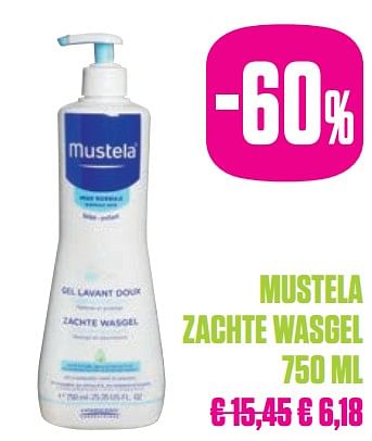 Promoties Mustela zachte wasgel 750 ml - Mustela - Geldig van 25/11/2019 tot 24/02/2020 bij Medi-Market
