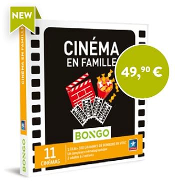 Promotions Cinéna en famille - Bongo - Valide de 20/11/2019 à 31/01/2020 chez Ava