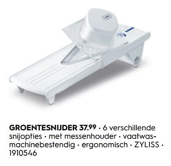 Promoties Groentesnijder - Zyliss - Geldig van 18/11/2019 tot 15/12/2019 bij Blokker