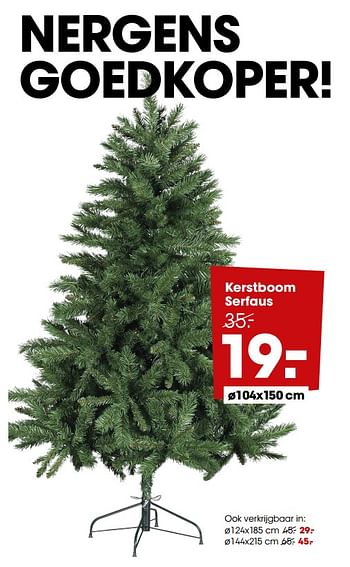 Promoties Kerstboom serfaus - Huismerk - Kwantum - Geldig van 02/12/2019 tot 15/12/2019 bij Kwantum