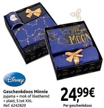 Promoties Geschenkdoos minnie - Disney - Geldig van 20/11/2019 tot 31/12/2019 bij Carrefour