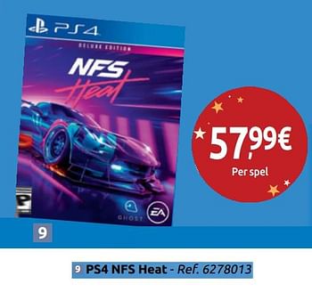 Promoties Ps4 nfs heat - Electronic Arts - Geldig van 20/11/2019 tot 31/12/2019 bij Carrefour