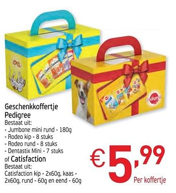 Promoties Geschenkkoffertje pedigree - Pedigree - Geldig van 26/11/2019 tot 31/12/2019 bij Intermarche