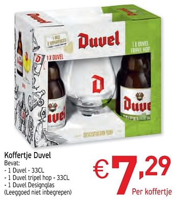 Promoties Koffertje duvel - Duvel - Geldig van 26/11/2019 tot 31/12/2019 bij Intermarche