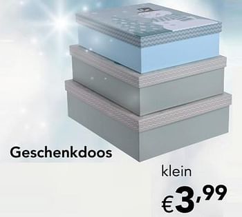 Promoties Geschenkdoos klein - Huismerk - Happyland - Geldig van 18/11/2019 tot 31/12/2019 bij Happyland