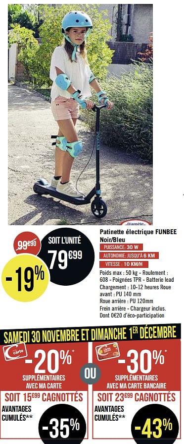 trottinette funbee electrique