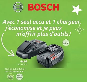 Promoties Batterie - Bosch - Geldig van 04/12/2019 tot 30/12/2019 bij Brico