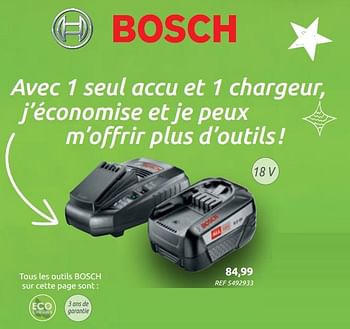 Promotions Chargeur de batterie - Bosch - Valide de 04/12/2019 à 30/12/2019 chez Brico