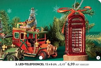 Promoties Led-telefooncel 15 x 6 cm - Huismerk - BricoPlanit - Geldig van 04/12/2019 tot 30/12/2019 bij BricoPlanit