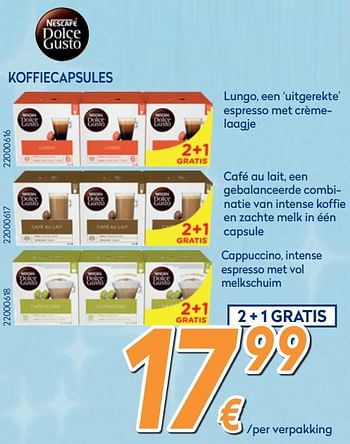 Promoties Koffiecapsules - Nescafe - Geldig van 03/12/2019 tot 31/12/2019 bij Krefel