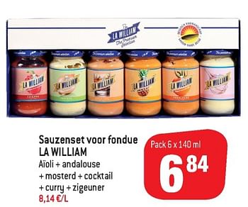 Leraar op school Hoopvol Afwijzen La William Sauzenset voor fondue la william - Promotie bij Match