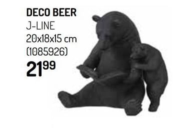 Promoties Deco beer j-line - J-line - Geldig van 27/11/2019 tot 08/12/2019 bij Oh'Green