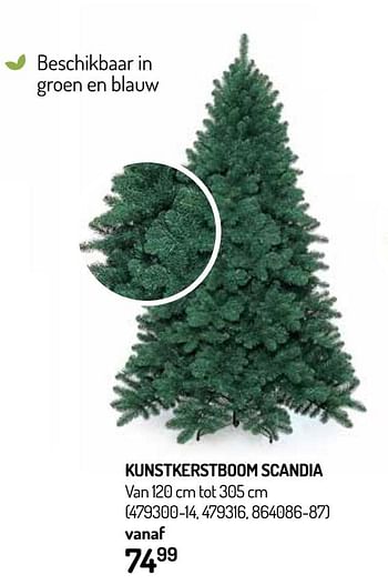 Promoties Kunstkerstboom scandia - Huismerk - Oh'Green - Geldig van 27/11/2019 tot 08/12/2019 bij Oh'Green