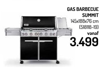 Promoties Weber gas barbecue summit - Weber - Geldig van 27/11/2019 tot 08/12/2019 bij Oh'Green