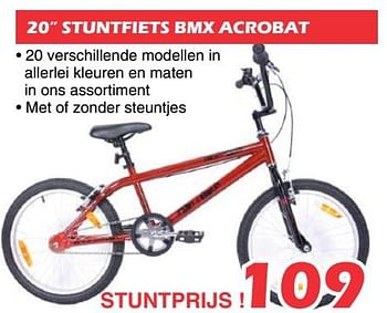 Promoties 20 stuntfiets bmx acrobat - Huismerk - Itek - Geldig van 15/11/2019 tot 24/12/2019 bij Itek