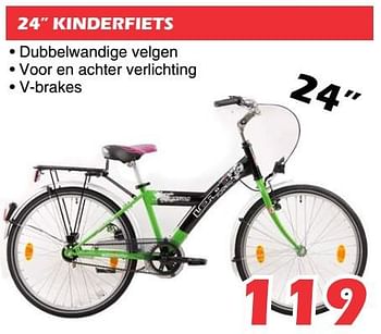Promoties 24 kinderfiets - Huismerk - Itek - Geldig van 15/11/2019 tot 24/12/2019 bij Itek