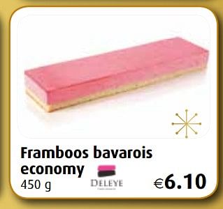 Promoties Framboos bavarois economy - Huismerk - Aronde - Geldig van 25/11/2019 tot 31/12/2019 bij Aronde