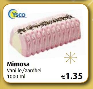 Promoties Mimosa vanille-aardbei - Ysco - Geldig van 25/11/2019 tot 31/12/2019 bij Aronde