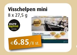Promoties Visschelpen mini - pure daphne - Geldig van 25/11/2019 tot 31/12/2019 bij Aronde