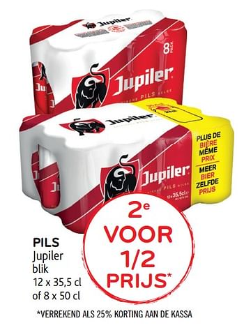 Promoties 2e voor 1-2 prijs pils jupiler - Jupiler - Geldig van 04/12/2019 tot 17/12/2019 bij Alvo