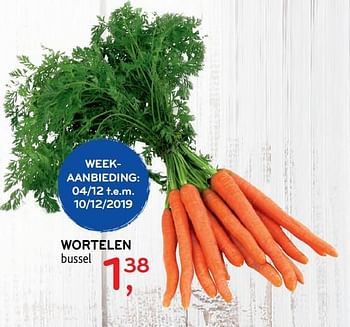 Promoties Wortelen bussel - Huismerk - Alvo - Geldig van 04/12/2019 tot 10/12/2019 bij Alvo