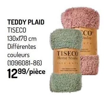 Promotions Teddy plaid tiseco - Tiseco - Valide de 27/11/2019 à 08/12/2019 chez Oh'Green