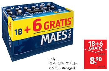 Promoties Pils - Maes - Geldig van 04/12/2019 tot 17/12/2019 bij Makro
