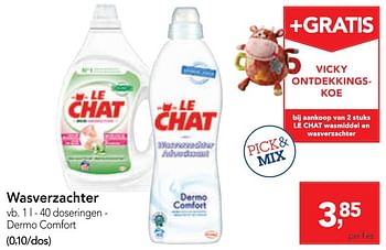 Promoties Wasverzachter dermo comfort - Le Chat - Geldig van 04/12/2019 tot 17/12/2019 bij Makro