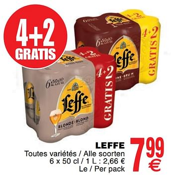 Promoties Leffe - Leffe - Geldig van 03/12/2019 tot 09/12/2019 bij Cora