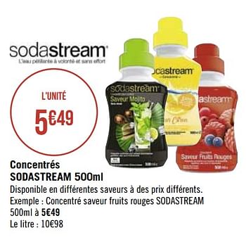 Recharge gaz sodastream geant casino gratuit