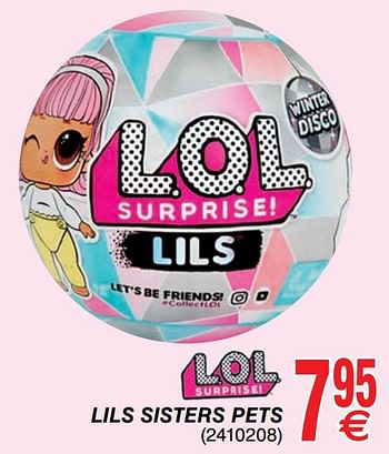 Promoties Lils sisters pets - LOL Surprise - Geldig van 03/12/2019 tot 16/12/2019 bij Cora