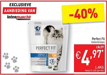 Promoties Perfect fit kattenbrokjes - Perfect Fit  - Geldig van 03/12/2019 tot 09/12/2019 bij Intermarche