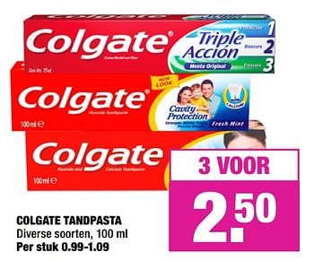 Promoties Colgate tandpasta - Colgate - Geldig van 02/12/2019 tot 15/12/2019 bij Big Bazar