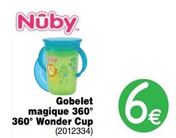 Promoties Gobelet magique 360° 360° wonder cup - Nuby - Geldig van 03/12/2019 tot 16/12/2019 bij Cora