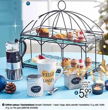 Promoties Coffrets cadeaux - geschenkdozen - Huismerk - Cora - Geldig van 03/12/2019 tot 24/12/2019 bij Cora