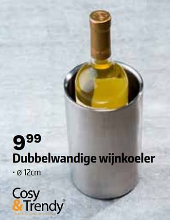 Promoties Dubbelwandige wijnkoeler - Cosy & Trendy - Geldig van 02/12/2019 tot 31/12/2019 bij ShopWillems