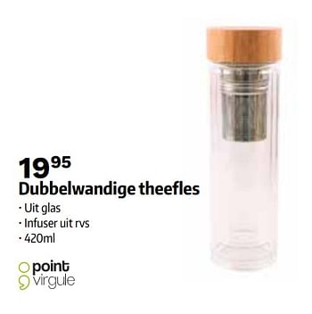 Promoties Dubbelwandige theefles - Point-Virgule - Geldig van 02/12/2019 tot 31/12/2019 bij ShopWillems