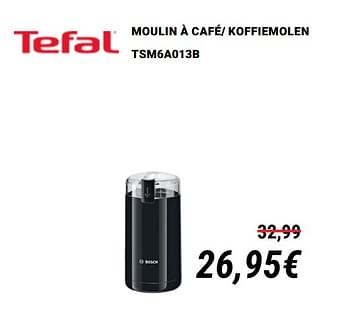 Promoties Tefal moulin à café- koffiemolen tsm6a013b - Tefal - Geldig van 01/12/2019 tot 31/12/2019 bij Direct Electro
